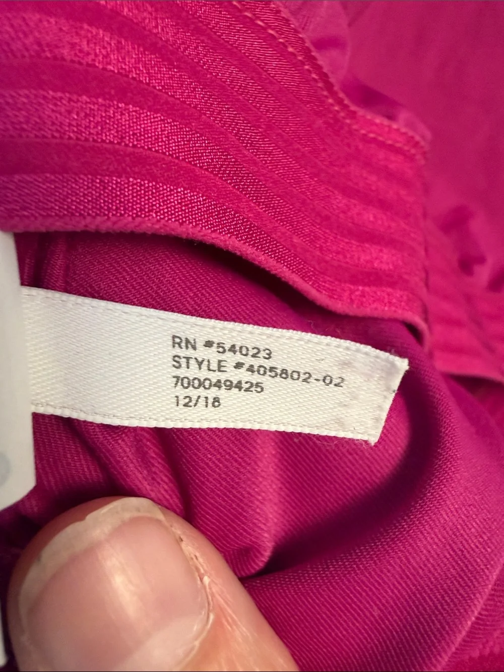 Athleta Magenta Racerback Tankini size 34D/DD purple magenta cross back